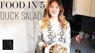 Food in 5 - Non dairy, Gluten free, Low FODMAP warm Duck Salad & Tee Total cocktail