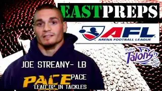 EAST PREPS Joe Streany Pace LB  AFL PRIVATE WORKOUT