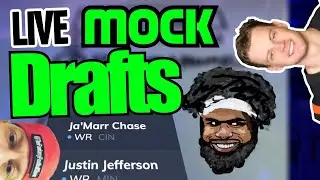 LIVE 2022 Mock Drafts... graveyard Mock Drafts!