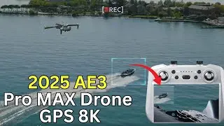 2025 AE3 Pro MAX Drone Review | 8K Camera, 3-Axis Gimbal, GPS, 6KM Range & 34min Flight