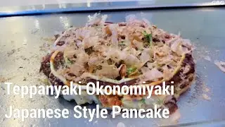 Gourmet Teppanyaki Japanese Style Pancake - Okonomiyaki  in London UK
