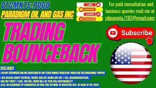PDGO STOCK ANALYSIS | PARADIGM OIL AND GAS INC TRADING BOUNCEBACK