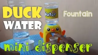 Duck Water Fountain | Mini Dispenser | Yellow Duck Water Dispenser For Kids