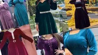 Desire for fashion:Stay ahead with the latest #velvet frock designs 2023/2024