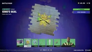 How to Unlock King's Seal Spray in Fortnite | Battle Pass Rewards Page 11