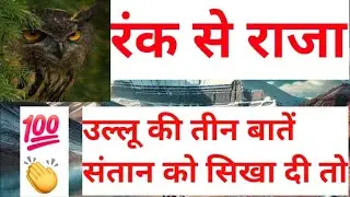 Ullu Ki Teen Batein | Motivational Kahani | Life Changing Moral Story in Hindi |