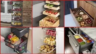 vegetable and fruit cabinet ideas for your kitchen | latest vegetable basket designs for kitchen