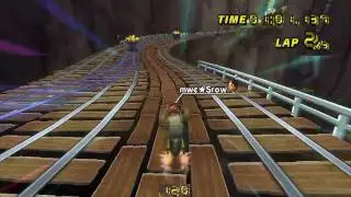 [MKWii] Wario's Gold Mine (no-glitch) World Record - 1' 52