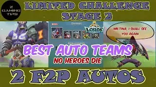 Vengeful Centaur Limited Challenge Stage 2 - Tarkus' Past (2 Best Auto Modes | 100% Pass In One Go)