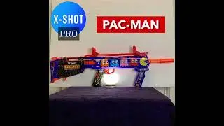 X-SHOT Pro PAC-MAN Longshot - My Favourite X-Shot Skins Blaster!  #shorts #nerf #zuru #pacman