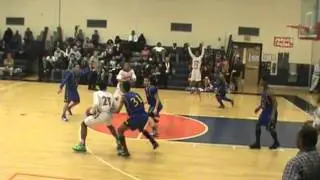 Myles Powell sweet dish to Elijah Cain