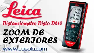 Zoom de exteriores de Distanci&oacute;metro Leica Disto D510 - COSOLA