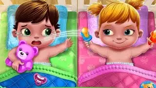 Play With Baby Twins & Help Daddy Clean Up - Fun & Educational Game For Kids And Families