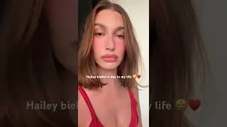Hailey bieber a day in my life new viral video #viralshort #viralvideo #youtube #goviral #youtube