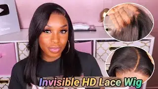WOW! 😱 WATER LACE | BEST INVISIBLE LACE WIG EVER!  | HAIRVIVI BOB WIG