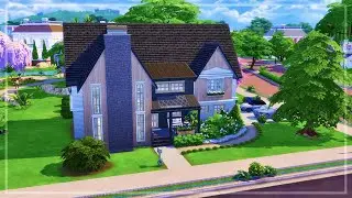 BASE GAME FAMILY HOME 👨&zwj;👩&zwj;👧&zwj;👦|| The Sims 4 || SPEED BUILD