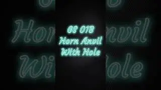 GS01B Horn Anvil With Hole|| Jewelry Tools || Jewellery Tools || Tik Tok Video