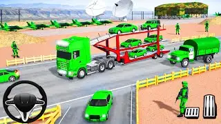 18 Tyre Truck Police Car Transport - City Army Protection - Android Gameplay