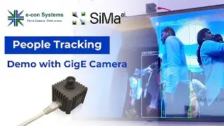People tracking demo with e-con Systems&rsquo; GigE Camera at SiMa&rsquo;s Technology Day