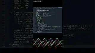 AI Multi Line Wave Simulation using Python Multi Color