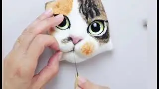 Wood DIY Kitty Self-made picture Frame