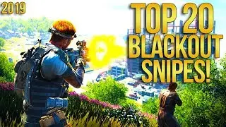 Top 20 Call of Duty Blackout Snipes! (2019) #1