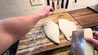 Sourdough Bread Tutorial 5: End of bulk ferment into preshaping dough