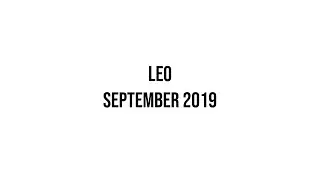 LEO | LUST, NOT LOVE | SEPTEMBER 2019