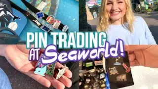 PIN TRADING at Seaworld San Diego!