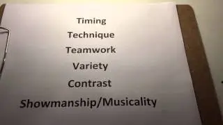 Judging criteria