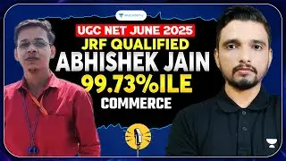 Interview With UGC NET June 2025 Topper | UGC NET Commerce Topper | Unacademy