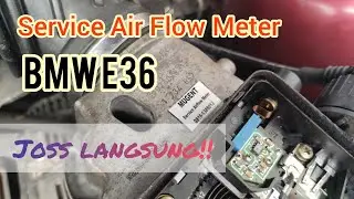 Service Air Flow Meter BMW E36 sama pakarnya @wandamugent langsung joss si Ruby #bmw #e36 #afm