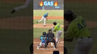 🔥Gas🔥  NYY Prospect Carlos LaGrange throws gas!  #Baseball #Fastball #MILB #Yankees #MLB #prospect