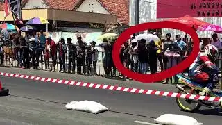 ROAD RACE TRAGEDI, insiden rem blong. (PAMEKASAN MADURA)