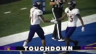 Western Illinois QB Connor Sampson 21 yard TD pass to Tony Tate vs. Indiana St.