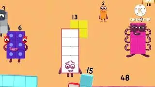 Numberblocks Squid Game Green Light Red Light