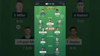 today match(24/3/2025)🏏DC vs LSG //dream 11 team// first win$1cr💯#dream11