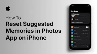 как сбросить предлагаемые воспоминания в приложении &laquo;Фото&raquo; на iPhone