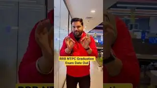 RRB NTPC Graduation Exam Date Out #railwayadda #ntpc #ntpc_exam