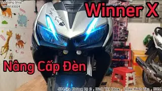 N&acirc;ng Cấp Đ&egrave;n Chiếu S&aacute;ng Cho Winner X , Cập Trợ S&aacute;ng Mini H&agrave;ng Chuẩn Loại 1