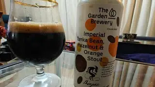 Beer Advent Calendar Day 3 - The Garden Brewery - Imperial Tonka Bean Hazelnut & Orange Stout