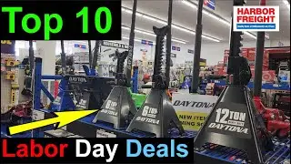 Top 10 🇺🇲 Labor Day 🇺🇲 Deals Shopping @ Harbor Freight