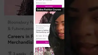 How to study fashion online. Perfect for high school students!