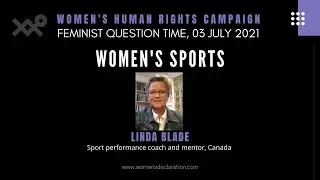 Linda Blade about her book, Unsporting: How Trans Activism and Science Denial are Destroying Sport