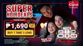 Get P300 off when you subscribe to Cignal