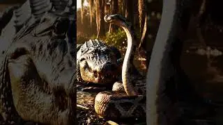 This Snake Challenged a Crocodile&hellip; What Happened Next Is Insane