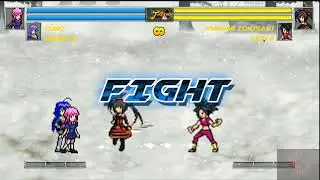 Yuno & Medaka vs Kurumi & Kefla - M.U.G.E.N anime Battle