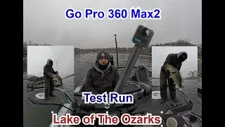 Go Pro 360 Max2 Lake Ozark Bass Fishing