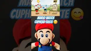 SML Shorts: Mario Watch Cuphead Taste #smlmario #sml #mario #smlshorts #cuphead #cartoon