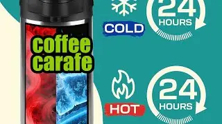 Review Insulated Stainless Steel Coffee Carafe Dispenser with Pump